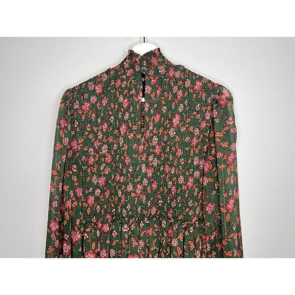 Misa Los Angeles Jessa Floral Print Evergreen Bloom Dress Women's Size S - Picture 10 of 14